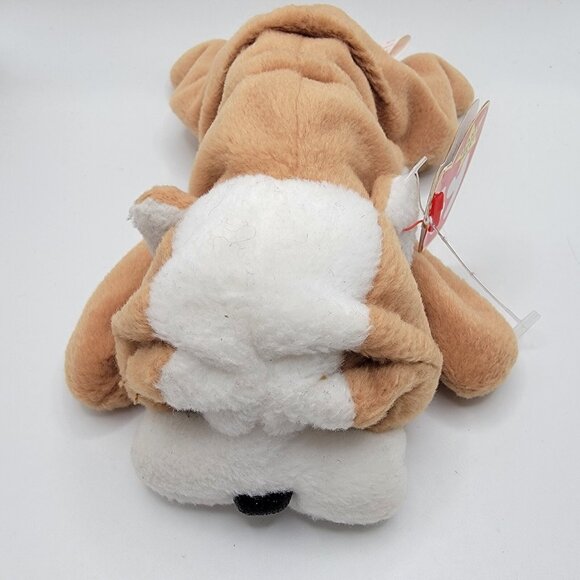 RARE TY RETIRED BEANIE BABY WRINKLES 1996 Heart Tag Tush Tag Shar Pei‎ Bulldog - Picture 1 of 5